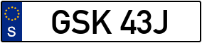 Truck License Plate